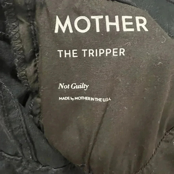 Mother Denim The Tripper Not Guilty (Black) Size 25 - Picture 5 of 8